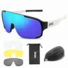 POC vélo Sport lunettes de soleil 4 lentilles ensemble cyclisme lunettes hommes femmes montagne vélo vtt Cycle lunettes 220712