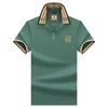 남성용 여름 T 셔츠 포트 자수 자수 단색 단락 캐주얼 패션 비즈니스 남성용 폴로 셔츠 220513