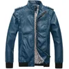 Printemps Nouvelle Mode Mince Giacca Pelli Moto Uomo Haute Qualité Col Montant Vtement Homme Cuir L220801