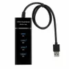 4 Port 3.0 USB HUB Höghastighet 5Gbps Multi Splitter för bärbara datorer