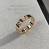 Love Ring 8 Diamonds Width 3.6mm v Gold 18k Material لن تتلاشى أبدًا