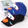 2-8 jaar Boy Girl Spring Summer Children Cartoon Sun Hat Pixar Car Lightning 95 Kinderen Populaire hiphop verstelbare honkbal cap 30 stcs groothandel