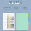 Notepads B5 Oil Painting Loose-leaf Binder Notebook Detachable Simple Ins Wind Line Grid Inners School Office Stationery SuppliesNotepads