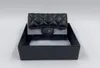 Wallets Luxury Classical Women Bag Brand Fashion Caviar Leather Business Card Holder Genuine Credit Fashion Purses 220329