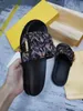 luxury Designer Leather Ladies Sandals Summer Flat Slipper fashion beach woman Big head Slipper size 35-43