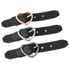 Belts Fashion Uniform Leather Buckle Pleated Skirt Fastener Coat Pu Loop Hooks DIY Clothing Sewing Crafts AccessoriesBelts