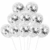 12 Zoll GOLD PAILLETTEN Papierballonfetzen Partydekoration transparente Latexballons Hochzeit Geburtstag Eröffnungszubehör