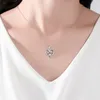 S925 argent Sterling faveur maman diamant creux pendentif bijoux femmes 2022 fête des mères collier cadeau