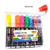 Highlighters A Variety Of Erasable handwriting electronic fluorescent pens can be used with LED fluorescent plates at night XG0118