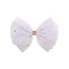 Bébé Filles Tulle Étoile Barrettes épingles à cheveux Cheveux Arc Barrette Enfants Paillette Épingle À Cheveux Clips Avec Des Arcs Bling Accessoires De Cheveux 2102 T27868331