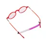 gradiente bicolore elastico per bambini montatura per occhiali a spirale per bambini cavi a spirale fermo occhiali da sole fascia sportiva per adulti cordino stringa W220422
