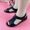 Women Sandals Zipper Flat Soft Pu Leather Sole Comfy Sandalias Summer Casual Mother Shoes Solid Color Plus Size Chaussure Femme 220701