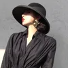 Maxsiti u Summer Hepburn Style Vintage Design Straw Hat Women Girls Solid Color Beach Holiday Big Sun Cap 220630