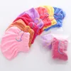 Microfibre Quick Hair Drying Bath Towel Spa Bowknot Wrap Towels Cap Bathroom Accessories Bonnets For Women Designer Shower Caps