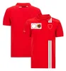 Nieuwe teamuniformen Fankleding met korte mouwen Casual racepolyester, sneldrogend, ademende T-shirts Grote maten kunnen worden aangepast