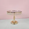 Other Bakeware Style Pearl Cake Stand Gold Cupcake Home Party Round Wedding Birthday Dessert Pedestal Display Plate DecorOther