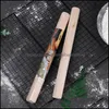 Rolling Pins Pastry Boards Bakeware Kitchen Dining Bar Home Garden Natural Wooden Pin Fondant Cake Decoration Kitchen Tool Durable Non St