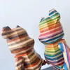 Bearbrick New Lightning Diamond Horizon Rainbow Wood Violent Bear Trend Ornament Hand Made 400% 28cm