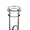 Bong de vidrio con vaso transparente: 11,8 pulgadas, vástago inferior difuso, junta hembra de 14 mm