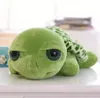 2022 Stuffed Animals Wholesale 20cm Super Green Big Eyes Tortoise Turtle Animal Kids Baby Birthday Christmas Toy Gift