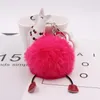 Keychains Leather Lamb Plush Keychain Faux Fur Backpack Pendant Female Trendy Creative Gifts Jewelry Fashion Soft Key ChainsKeychains