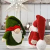 Party Decoration Christmas Gnome Knitted Tomte Nisse Swedish Elf Ornaments Home Farmhouse Kitchen Decor Shelf Tiered Tray DecorationsParty