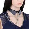 Chokers Punk Choker Woman Woman Black Collese Pu Кожаные готические заклепки Pendientes Party Club Sexy Gothic Femme Jewelry Sidn22