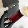 2022SS F W Klasik Mini Flep Küçük Para Çantası Çantaları Havyar Buzağı Kuzgun Derili Deri Kart Tutucu Lüks Tasarımcı Kadın Cüzdan 7 258B