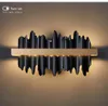 New modern led wall sconce light gold/black bedroom living room lamps luxury home decor bedroom fixtures