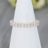 CXSjeremy Solid 14K Rose Gold Owal Cut Moissanite Pierścionek zaręczynowy Vintage Pełna Wieczność Układanie Bridal Obietnica Rocznica prezent