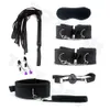 Sexyy BDSM Kits vuxna leksaker för kvinnor män handbojor bröstvårta klämmor piska spanking metall anal plug vibrator spel bondage set