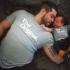 De originele Remix Family Matching Outfits Daddy Mom Kids T -shirt Baby Bodysuit Family Look Father Son Desse Fathers Day Gift 220610