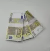 2022 Prop Money Toys Dollar Euros 10 20 50 100 200 500 Notas falsas comemorativas Toy for Kids Christmas Gifts ou Video Film 100 PCs/Pack