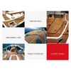 Delar 6mm Självhäftande Eva Skum Teak Sheet Marine Boat Yacht Syntetisk Decking Golv Mat Golv 240x45cm