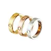 Roestvrijstalen kristal bruiloft vrouw minnaar belofte ringen voor vrouwelijke vrouwen geschenkbetrokkenheid liefde ring ontwerper sieraden