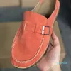 Модные потертости Scuffs Slippers Комфортные сандалии кожа замша не скользи