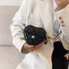 الأكياس المسائية السلسلة الجلدية كروس للنساء 2022 مصممة القلب مصممة للنساء حقائب اليد الصيفية العلامة التجارية الكتف حقيبة صغيرة