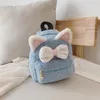 2022 nouveaux sacs à dos d'animation de sac à dos étudiant 5 styles de sac à dos pour enfants en peluche noeud papillon à choisir