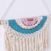 Hand-woven Cotton Cord Tassel Nordic Style Bohemian Kids Room Decoration Wall Hanging Tents Decorative RRA13084