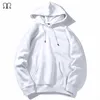 Warme fleece hoodies heren sweatshirts lente herfst solide witte kleur hiphop streetwear hoody man s kleding eu szie xxl 220402