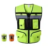 PPE سلامة سترة عالية الرؤية رداء السترة العمل مستلزمات السلامة الخالص الصيف مرحبا vis workwear شعار print3367108