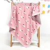 Jumpsuits Infant Baby Boy Girl Sheep Printing Knit Blanket 2022 Autumn Winter Born Quilt Boys Girls Hold BlanketJumpsuits