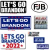 100pcs/Lot Let's Go Brandon Flag Sticker Hotsale USA President ملصقات للهاتف Skateborad Luggage Notebook خوذة سيارة Windows Windows محمول مركبة مركبة Paster