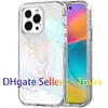 3in1 Casos telefônicos de mármore para iPhone 14 13 12 11 Design personalizado Três camadas Caixa de proteção à prova de choque pesada à prova de choque