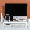 Haken rails multifunctioneel toetsenbord plastic rek desktop kantoor opslagplan houder zonsverdragen tafel rackhooks