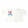 Summer Kith Limited Short Sleeve T-Shirt Paper Cup Ice Mt. Fuji Brooklyn Bridge Print Oil Paint220721