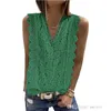 Kvinnor 2022 Sommar New Lace Vest Sexy V-Neck Ärmlös Tops S-XXL