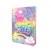 Fidget Toys Rainbow Notebook Push Bubble Cover Notebooks Szkoły Papiernicze Autyzm Sensory Prezenty dla dzieci