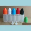 Packing Bottles Office School Business Industrial Ml Plastic Dropper Style 5/10/15/20/30/50 Cig Bottle Proof E Fast Caps Needle Soft Child