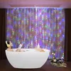 LED String Lights USB Remote Control Wedding Garland Curtain Wall Lamp Holiday For Bedroom Outdoor Fairy Decoration 220408